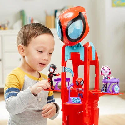 Gambar Spidey Amazing Friends Playset Spider Crawl R F3721