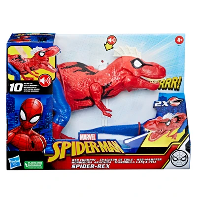 Gambar Spiderman Action Figure Web Chompin Spider Rex F3737