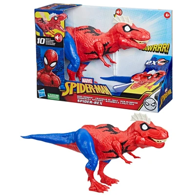 Gambar Spiderman Action Figure Web Chompin Spider Rex F3737
