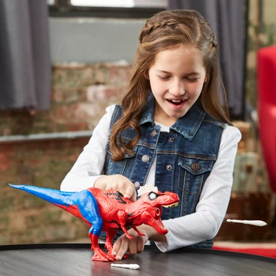 Gambar Spiderman Action Figure Web Chompin Spider Rex F3737