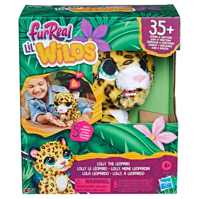 Gambar Furreal Boneka Hewan Lil Wilds Lolly The Leopard F4394