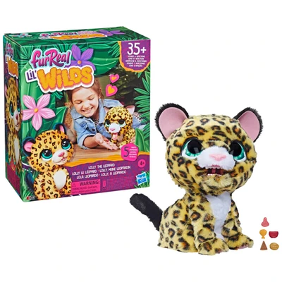 Gambar Furreal Boneka Hewan Lil Wilds Lolly The Leopard F4394