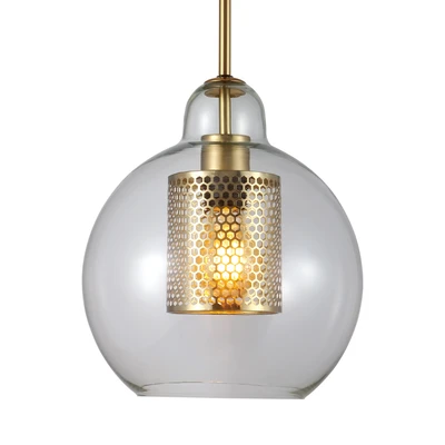 Gambar Eglare Landon Lampu Gantung Hias D25 - Bronze/Clear