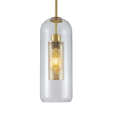 Gambar Eglare Landon Lampu Gantung Hias D15 - Bronze/Clear