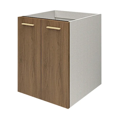 Gambar Informa Custom Furniture Obelia Kabinet Bawah Dapur 60 - Cokelat Walnut