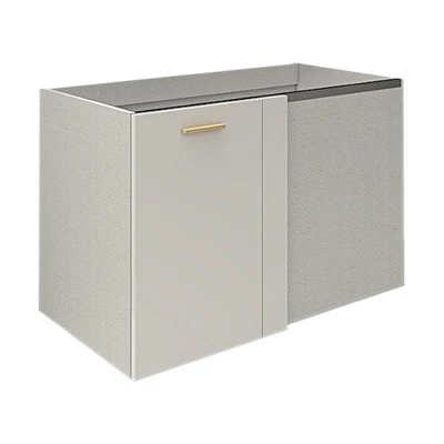 Gambar Informa Custom Furniture Obelia Kabinet Dapur Sudut Kiri - Putih