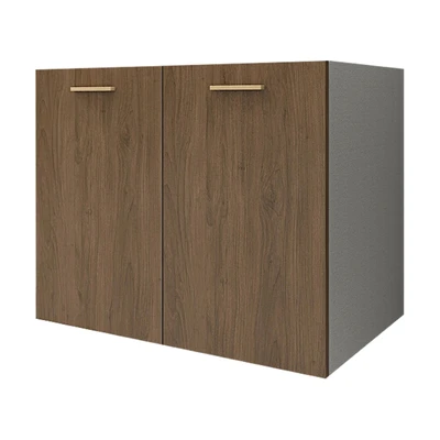 Gambar Informa Custom Furniture Obelia Kabinet Wastafel 90 cm - Cokelat Walnut