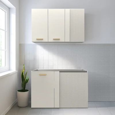 Gambar Informa Custom Furniture Obelia Kabinet Dinding Sudut Kiri - Putih