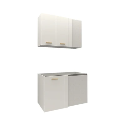 Gambar Informa Custom Furniture Obelia Kabinet Dinding Sudut Kiri - Putih
