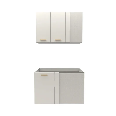 Gambar Informa Custom Furniture Obelia Kabinet Dinding Sudut Kiri - Putih