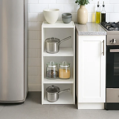 Gambar Informa Custom Furniture 30 cm Obelia Kabinet Dinding Dapur - Putih