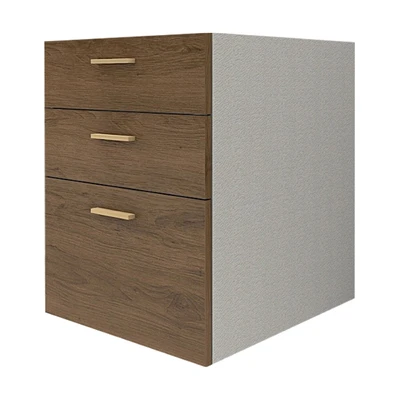 Gambar Informa Custom Furniture Obelia Kabinet Cutlery Bawah Dapur 60 - Cokelat Walnut