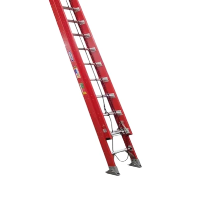 Gambar Werner 9.6 Mtr Tangga Ekstensi Fiberglass 32 Step D6232-2As - Merah
