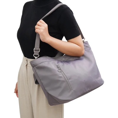 Gambar Ilook Grab & Go Tas Bahu Large - Abu-Abu Tua
