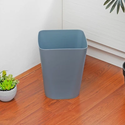Gambar Ataru Tempat Sampah Plastik Minimalist Small Square - Abu-Abu