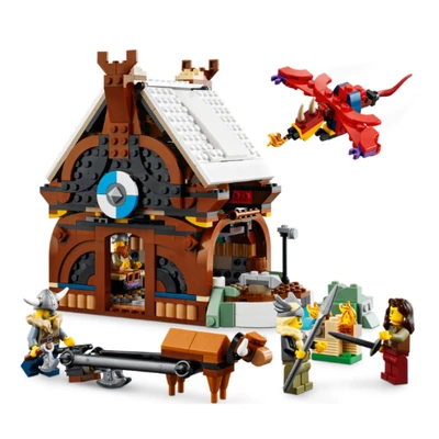 Gambar LEGO Creator Viking Ship And The Midgard Serpent 31132