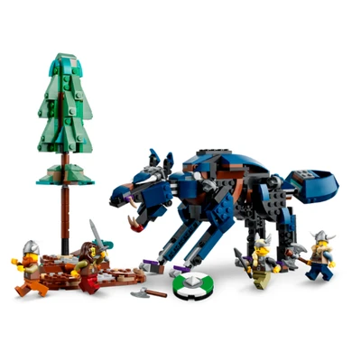 Gambar LEGO Creator Viking Ship And The Midgard Serpent 31132