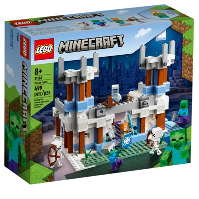 Gambar LEGO Minceraft The Ice Castle Set 499 Pcs 21186 - Mix