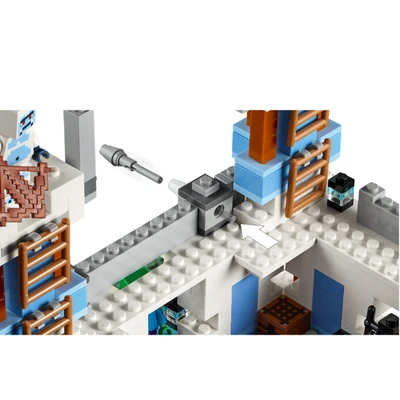Gambar LEGO Minceraft The Ice Castle Set 499 Pcs 21186 - Mix