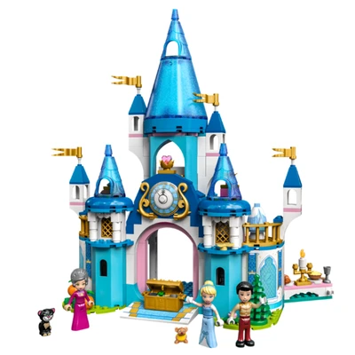 Gambar LEGO Disney Princess Cinderella & Prince Charming Castle 43206
