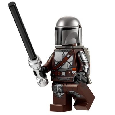 Gambar LEGO Star Wars The Mandalorians N1 Starfighter Set 412 Pcs 75325 - Abu-abu