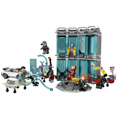 Gambar LEGO Super Hero Iron Man Armoury 76216