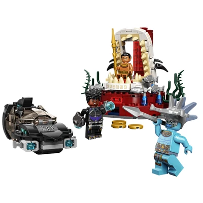 Gambar LEGO Marvel Black Panther King Namors Throne Room 76213