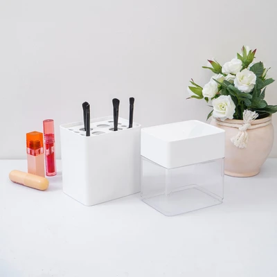 Gambar Ataru Organizer Kuas Make Up - Putih