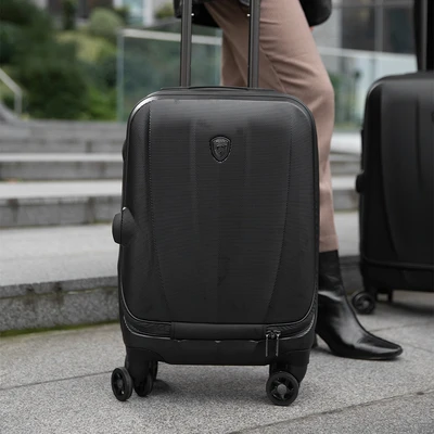 Heys 21 Inci Smart Access Vantage Koper Pc Tsa Lock Hitam