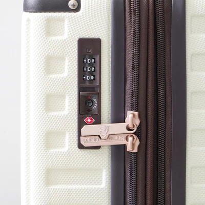 Gambar Legend Walker Deck Koper PC TSA Lock Expandable 24 Inch - Putih Ivory