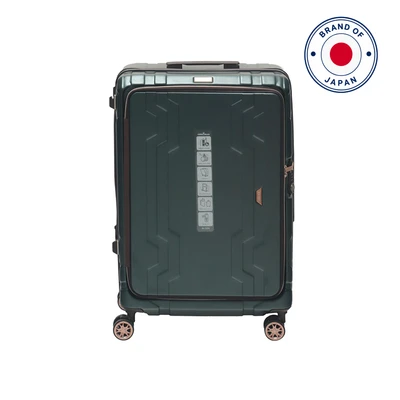 Gambar Legend Walker Whale Koper PC & ABS TSA Lock Expandable Front Open 28 Inch - Hijau