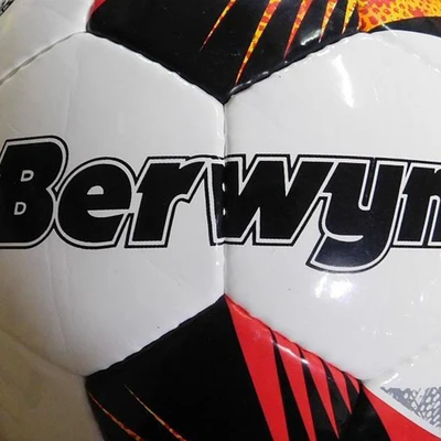 Gambar Berwyn Ukuran 5 Bola Sepak Panel Hand Sewn PU 32 - Putih