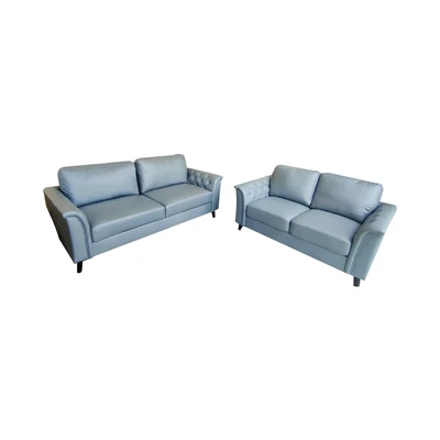 Gambar Selma Lora Set Sofa Fabric 2 & 3 Seater - Abu-abu