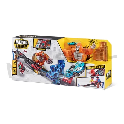 Gambar Zuru Metal Machine 4 Lane Gorilla Attack