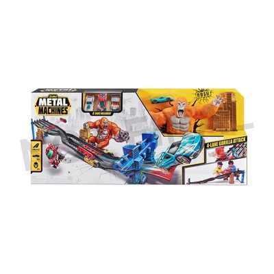 Gambar Zuru Metal Machine 4 Lane Gorilla Attack