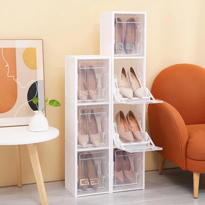 Gambar Stora Set 2 Pcs Kotak Sepatu Stand - Putih