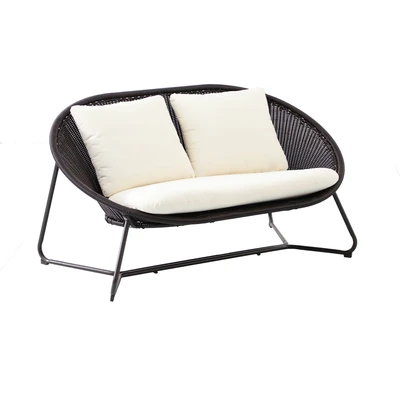 Gambar Soleil Wicker Morocco Kursi & Meja Teras Set 4 pcs