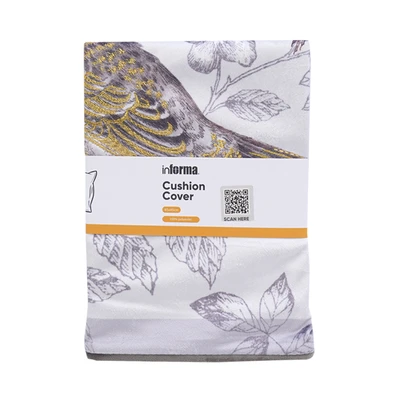 Gambar Informa Classic Sarung Bantal Sofa Polyester V2 45x45 cm - Silver