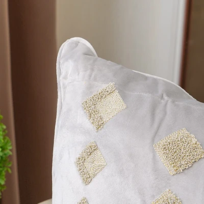 Gambar Informa Classic Sarung Bantal Sofa Polyester 55x55 cm - Silver