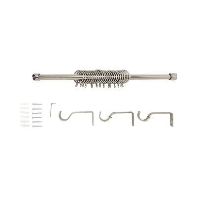 Gambar Informa 70-120 cm Rel Gorden Single Stud - Chrome