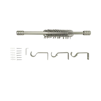 Gambar Informa 70-120 cm Rel Gorden Single - Silver Nickel