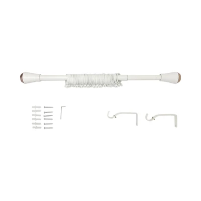 Gambar Informa 70-120 cm Rel Gorden Single Trumpet - Putih