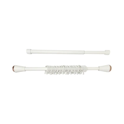 Gambar Informa 130-250 cm Rel Gorden Double Trumpet - Putih