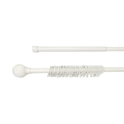 Gambar Informa 130-250 cm Rel Gorden Double Ball - Putih