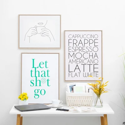 Gambar Informa Hiasan Dinding Kanvas Print Let Go 45x60 cm - Mix