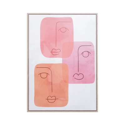 Gambar Informa Hiasan Dinding Kanvas Print Abstract 50x70 cm - Mix
