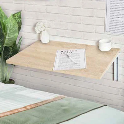 Gambar Masterspace Meja Dinding Lipat - Cokelat Oak