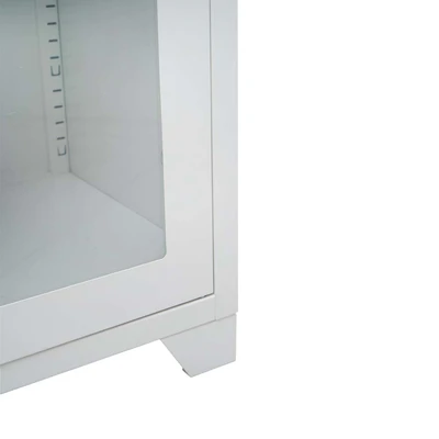 Gambar Informa Orla Lemari Arsip Kantor Metal 1 Pintu Kaca - Putih