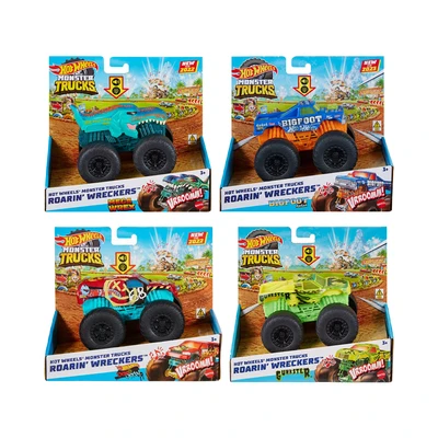 Gambar Hot Wheels Monster Truck Hero Lampu & Suara 1:43 Random