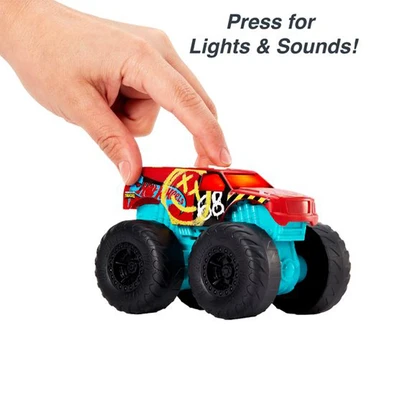 Gambar Hot Wheels Monster Truck Hero Lampu & Suara 1:43 Random